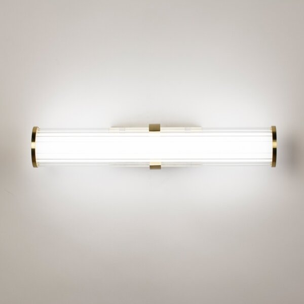 Nástěnné LED svítidlo nad zrcadlo do koupelny Platon Gold (LMD)