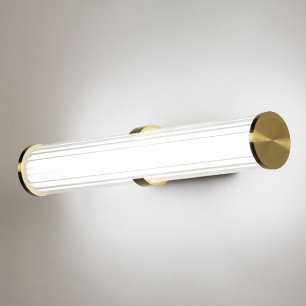 Nástěnné LED svítidlo nad zrcadlo do koupelny Platon Gold (LMD)