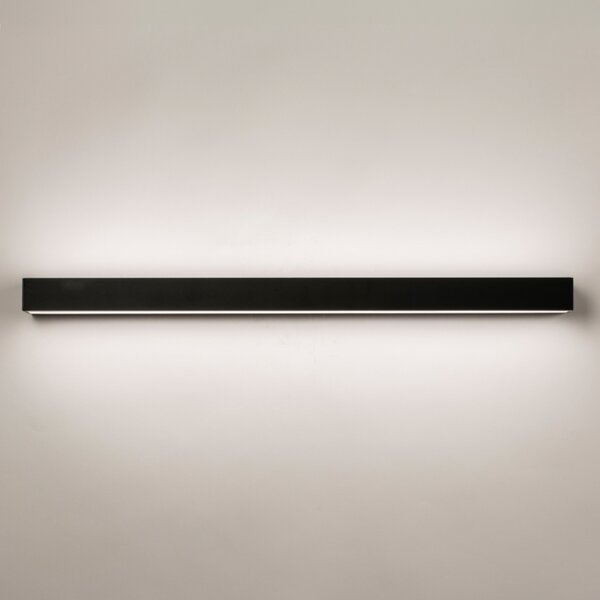 Nástěnné černé LED svítidlo do koupelny Philadelphia Black 60 (LMD)