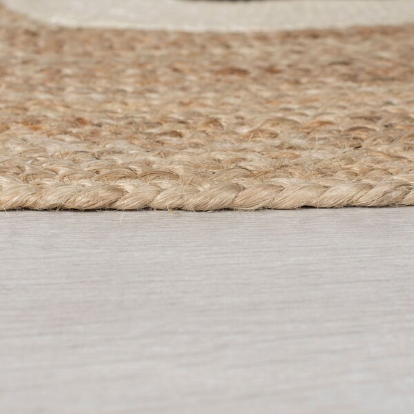 Flair Rugs AKCE: 100x100 (průměr) kruh cm Dětský koberec Jute Kids Bear Natural - 100x100 (průměr) kruh cm