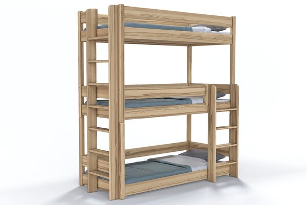 Třípatrová postel Junior 23 z jádrového buku