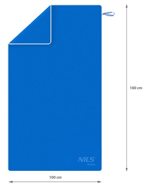 NAR12 MODRÝ/SV.MODRÝ RUČNÍK Z MIKROVLÁKNA NILS AQUA