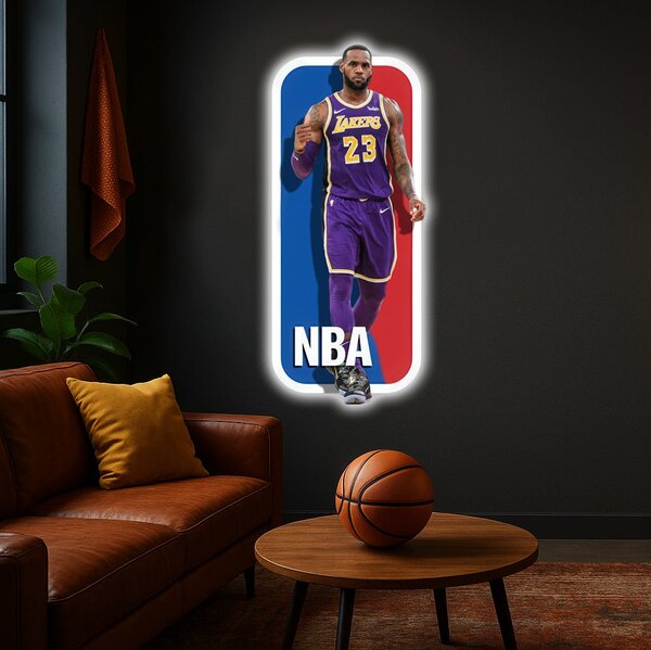 Svítící obraz - LeBron James