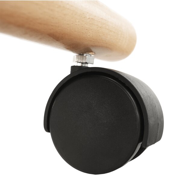 KONDELA Ergonomická klekačka, krémová/buk, GROCO