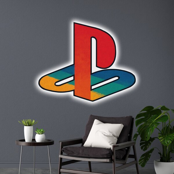 Svítící obraz - Playstation - logo