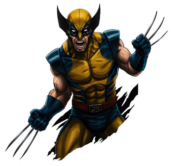 Svítící obraz - Wolverine