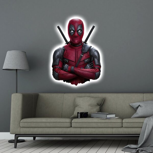 Svítící obraz- Deadpool