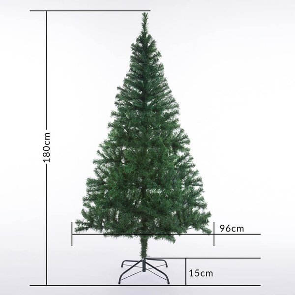 Deuba Umělý vánoční stromeček 180 cm + světelný řetěz