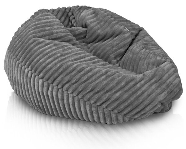 Sedací pytel Sako šedý stripe