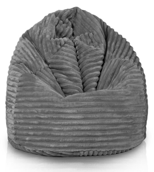 Sedací pytel Sako šedý stripe