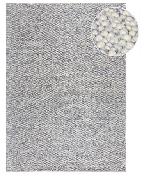 Flair Rugs, Ručně tkaný kusový koberec Minerals Blue, 80x150, modrá, chodba / předsíň