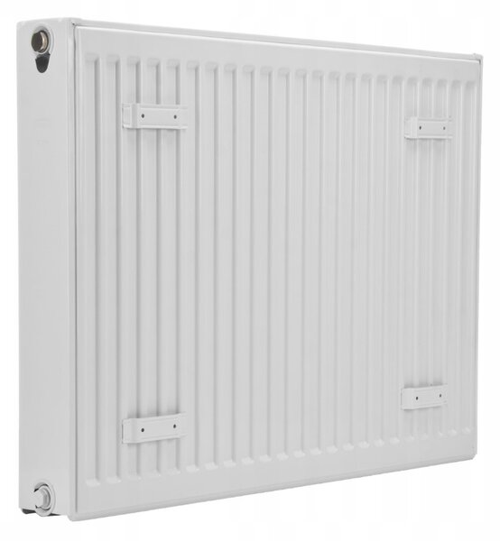 Invena Prov K22, panelový radiátor 550x700 mm s příslušenstvím 1179W a bočním připojením, bílá, INV-UG-91-557-A