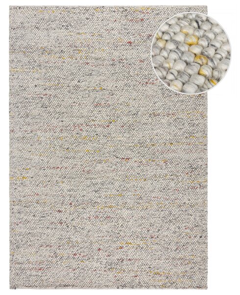 Flair Rugs, Ručně tkaný kusový koberec Minerals Black/White, 120x170, bílá, chodba / předsíň