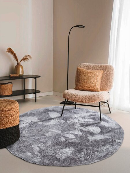 Koberec Elle Decoration COSY Calida stříbrný kruh