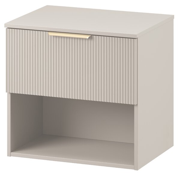 Cersanit Navado skříňka s deskou 60x45x56.7 cm pod umyvadlo závěsná cappuccino-béžová S1023-002