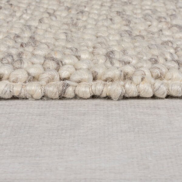 Flair Rugs, Ručně tkaný kusový koberec Minerals Border Natural, 160x230, béžová, chodba / předsíň