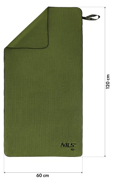 NCR15 KHAKI FROTÉ RUČNÍK NILS CAMP