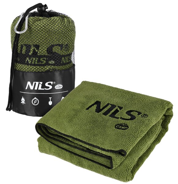NCR15 KHAKI FROTÉ RUČNÍK NILS CAMP