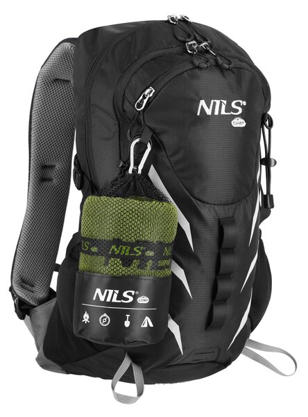 NCR15 KHAKI FROTÉ RUČNÍK NILS CAMP
