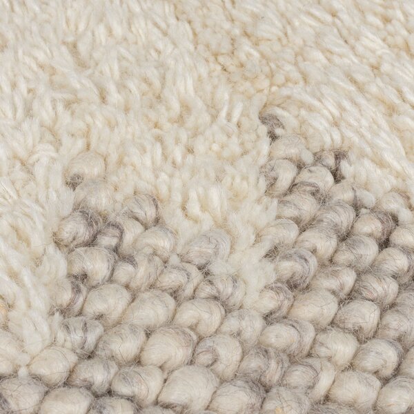Flair Rugs, Ručně tkaný kusový koberec Minerals Border Natural, 160x230, béžová, chodba / předsíň