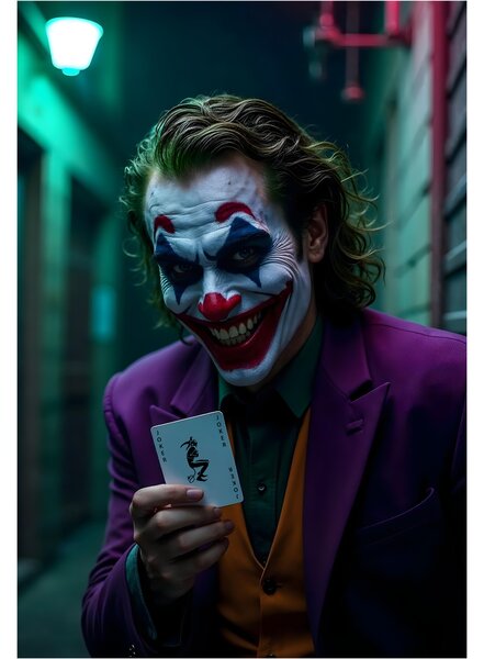 Svítící obraz - Joker