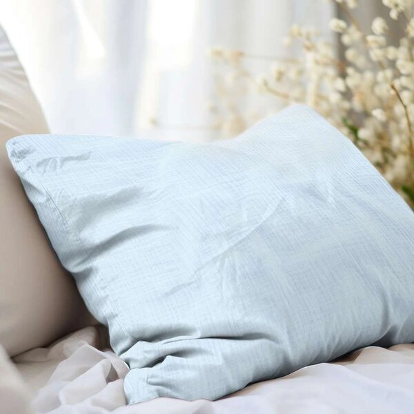 DARRÉ Mušelínové povlečení Baby blue Velikost: 140 x 200 + 70 x 90