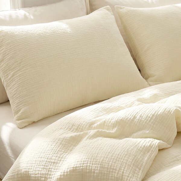 DARRÉ Mušelínové povlečení Ivory Velikost: 140 x 220 + 70 x 90
