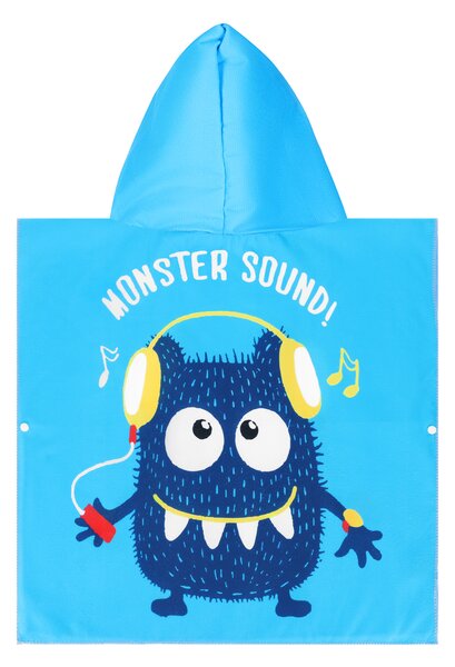 NAR20 MONSTER RUČNÍK - PONČO Z MIKROVLÁKNA NILS AQUA