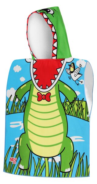 NAR20 CROCODILE RUČNÍK - PONČO Z MIKROVLÁKNA NILS AQUA