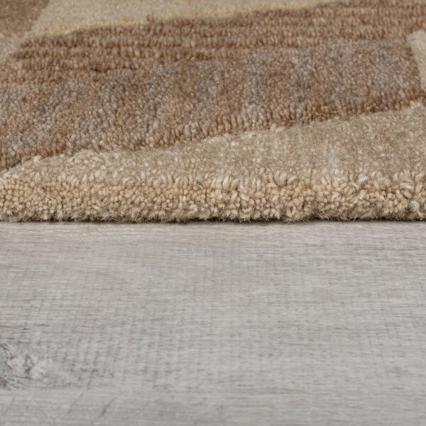 Flair Rugs, Běhoun Moda Asher Natural, 60x230, hnědá, chodba / předsíň