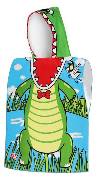 NAR20 CROCODILE RUČNÍK - PONČO Z MIKROVLÁKNA NILS AQUA