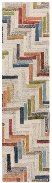 Flair Rugs, Běhoun Moda Russo Multi, 60x230, vícebarevná, chodba / předsíň