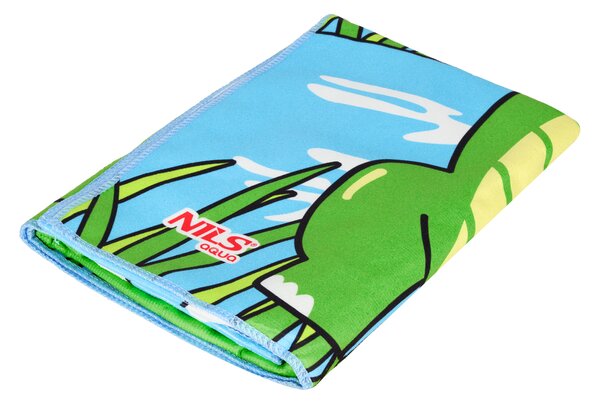 NAR20 CROCODILE RUČNÍK - PONČO Z MIKROVLÁKNA NILS AQUA