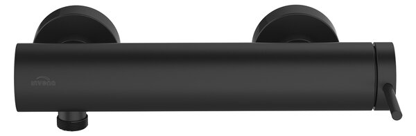Invena Kalitea, nástěnná sprchová baterie 150mm, černá matná, INV-BN-72-004-V