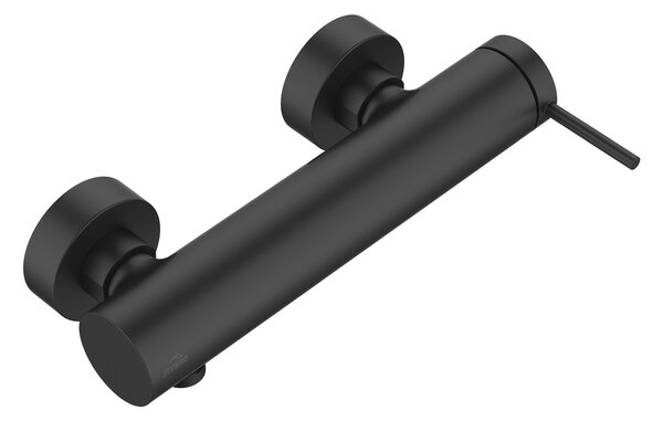Invena Kalitea, nástěnná sprchová baterie 150mm, černá matná, INV-BN-72-004-V