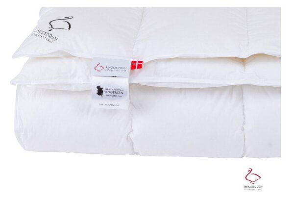 Celoroční přikrývka s péřovou výplní 200x140 cm Snow Queen – Ringsted Dun
