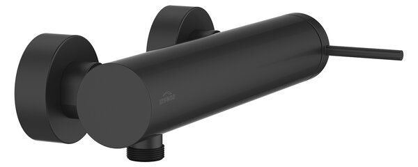 Invena Kalitea, nástěnná sprchová baterie 150mm, černá matná, INV-BN-72-004-V