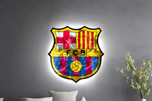 Svítící obraz obraz FC Barcelona - Současné hvězdy