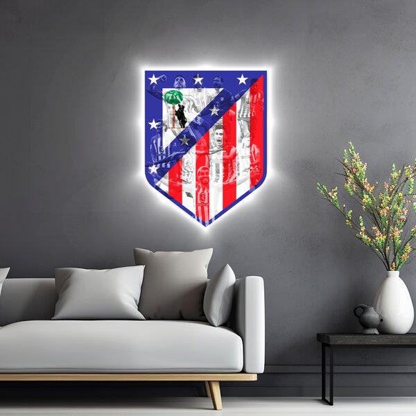 Svítící obraz obraz Atlética Madrid