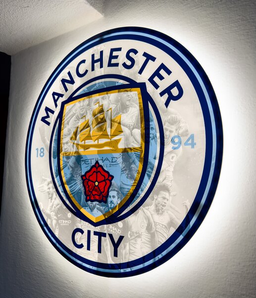 Svítící obraz obraz Manchesteru City - Legendy