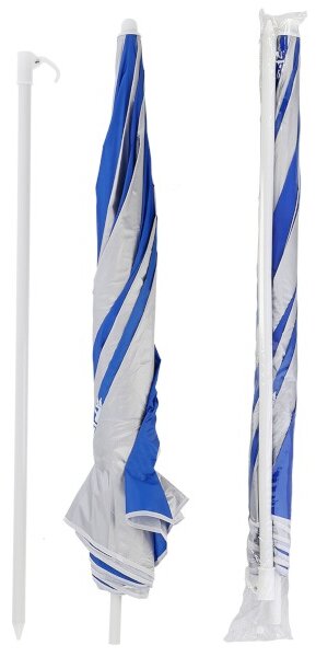 NC7813 TM.MODRÝ SLUNEČNÍK 160 CM NILS CAMP