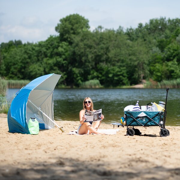 NC7822 MODRÝ SLUNEČNÍK XL 190 CM NILS CAMP