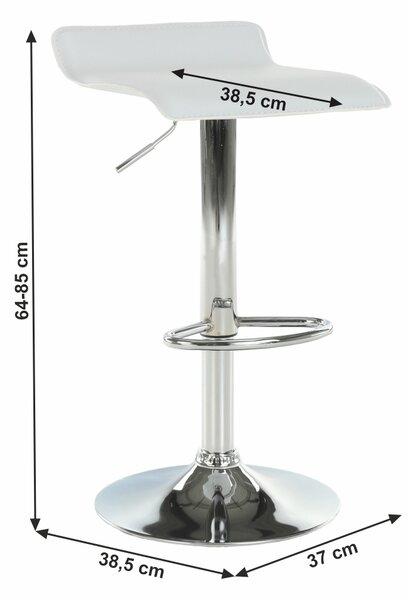 Barová židle Larina (bílá). 1015602