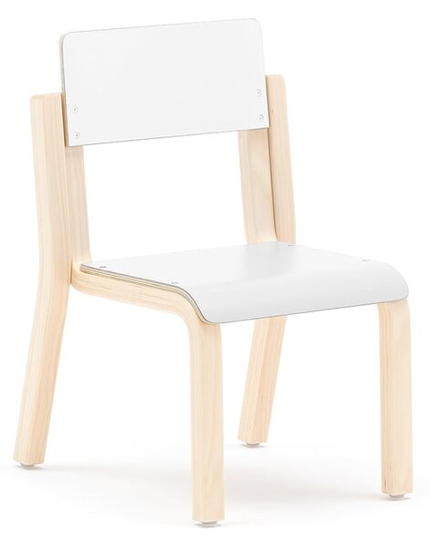 AJ Produkty Dětská židle DANTE, výška 260 mm, bříza/bílá