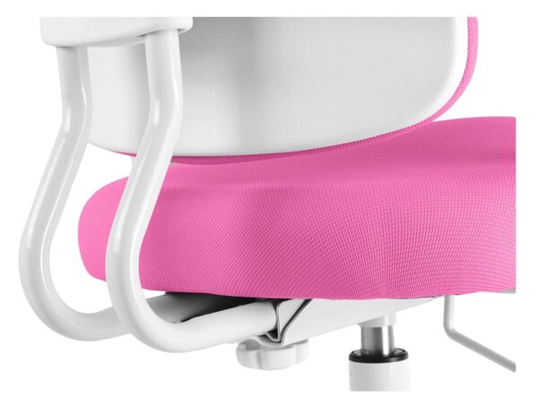 Dětská rostoucí židle Neoseat KIDDY THREE — látka, tmavě růžová