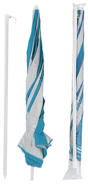 NC7813 SV.MODRÝ SLUNEČNÍK 160 CM NILS CAMP