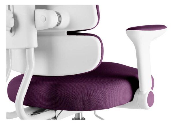 Dětská rostoucí židle Neoseat KIDDY THREE — látka, pratelný potah, fialová