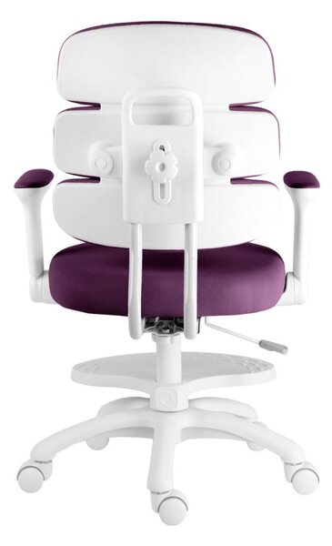 Dětská rostoucí židle Neoseat KIDDY THREE — látka, pratelný potah, fialová