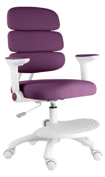 Dětská rostoucí židle Neoseat KIDDY THREE — látka, pratelný potah, fialová
