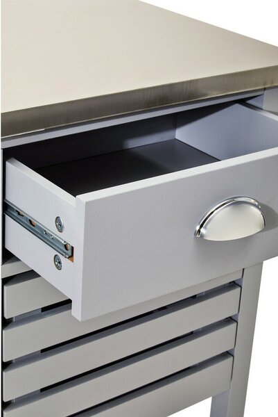 Kuchyňský ostrůvek na kolečkách 46x86 cm Frankfurt – Premier Housewares